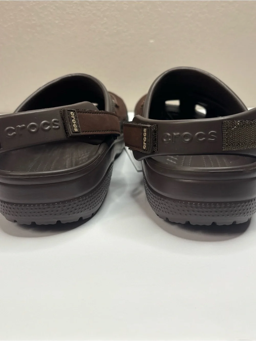 MEN'S CROCS Size 13 Yukon Vista II Literide CLOGS Mushroom Brown New